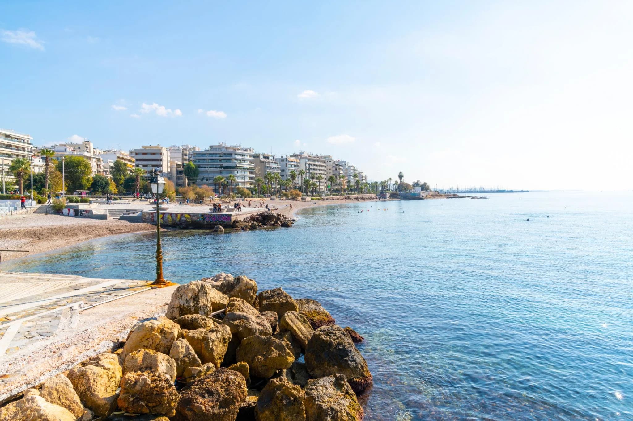 Palaio Faliro coastline